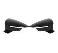 Copertura per Specchietto Retrovisore, Coppia di Coperture Protettive per Specchietti Retrovisori di Ricambio Sinistra Destra per SEAT Mk3 5F ST Cupra Dal 2013 Al 2019(Nero