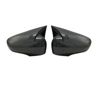 Copertura Per Specchietto Retrovisore Laterale Bat Per Renault Per Clio 4 IV 2012-2020 Accessori Auto RS GT Nero Tuning Auto Sport Bat Design(Carbon fiber pattern)