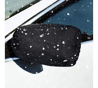 Copertura per specchietto retrovisore laterale, protezione antigelo, copertura per specchietto retrovisore per neve e ghiaccio, misura universale per auto, colore nero