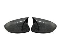 Copertura Per Specchietto Retrovisore Per Megane 4 IV Per Renault 2016-2021 Accessori Auto Neri Tuning Auto Sport Design Bat Lato RS(Carbon fiber pattern)