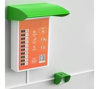 Copertura per stazione di ricarica per veicoli elettrici, impermeabile, antipolvere, materiale a prova di sole, previene danni da pioggia, polvere e luce solare (bianco)