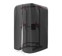 Copertura per stazione di trazione, antipolvere, resistente alle intemperie, per palestra, patio, balcone e garage, 101,6 x 106,7 x 162,6 cm, nero