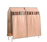 Copertura per stendibiancheria, con Cerniera Solida e Finestra Trasparente, Traspirante, per Asta di Asciugatura dei Vestiti (150x120 cm/59x47 Pollici)