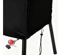 Copertura per stufa da esterno - Protezione per stufe Oxford, copertura per forno con bruciatore a gas da patio nera, apparecchio da cucina per esterni resistente e impermeabile | 420d Antipolvere Ant