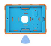 Copertura per tablet IOS, apertura precisa delle porte, custodia per telefono 10.2, comoda al tatto, pratica, durevole, con supporto stabile integrato per l'intrattenimento per tablet iOS (arancione)