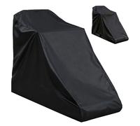 Copertura per tapis roulant non pieghevole, copertura antipolvere e impermeabile, panno Oxford copertura solare impermeabile (nero)