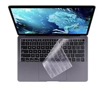 Copertura per tastiera ultra sottile per laptop, protezione antipolvere per tastiera di alta qualità, compatibile con MacBook M4 M4 M3 M2 Air 13,6 pollici, Mac Pro 14" / Pro 16", trasparente