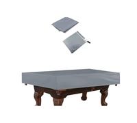 Copertura per tavolo da biliardo impermeabile 210d Oxford, copertura per tavolo da biliardo per terrazze, colore nero/argento per esterni, impermeabile e resistente ai raggi