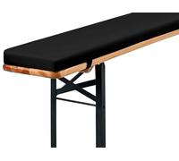 Copertura per tavolo da birra, 130 x 40 x 5 cm, impermeabile, antiscivolo, lavabile, cuscino in schiuma per sedie da interni ed esterni, perfetto per tavoli da birra e tende per feste