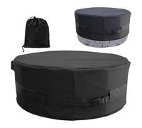 Copertura Per Tavolo Da Fuoco | 600D Oxford Regolabile Resistente al e alla Polvere - Protettore Rotondo per Braciere da Giardino,Per Giardino Cortile Patio Prato Prateria