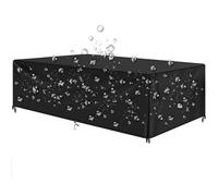 Copertura per Tavolo Da Giardino-Copritavolo Esterno Impermeabile 250x140x75cm Copertura Mobili Da Giardino/Telo Copertura Esterno Rettangolare Antivento/Uv per Coperture Arredo Esterno Sedie Divano
