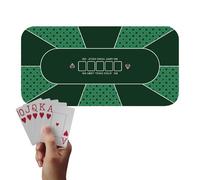 Copertura per tavolo da gioco, copertura per tavolo, tappetino per tavolo da gioco grande, 120 x 60 cm, antiscivolo, tappetino da tavolo per Texas Holdem Poker, giochi