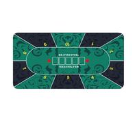 Copertura per tavolo da gioco, tovaglia da gioco adatta per velocità, grande tappetino da gioco | 120 x 60 cm, antiscivolo, tovaglia in feltro per giochi di carte, tappetino da poker Texas Holdem