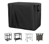 Copertura Per Tavolo Da Patio Rettangolare - Protezione Per Tavolo Di Preparazione Antivento Altezza Barra, Copertura Per Scrivania Da Esterno Durevole, Coperture Per Tavoli Rettangolari Per Esterni C