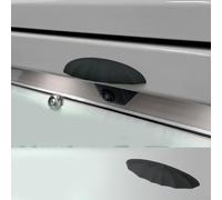 Copertura per telecamera posteriore resistente alle intemperie in silicone | montaggio, curvo per adattabilità superficiale, nessuna interferenza della lente, facile installazione in tre fasi