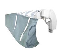 Copertura per tenda da sole, a baldacchino, retrattile, antipolvere, con cordoncino, in tessuto di poliestere resistente e impermeabile, larghezza 2,5 m, per esterni, balcone, patio, baldacchino,