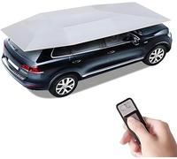 Copertura per tenda da sole completamente automatica per auto, portatile, pieghevole, con telecomando e borsa per il trasporto, massima protezione del veicolo, blu, 4,9 m di lunghezza