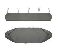Copertura per tenda da sole in tessuto Oxford 420D, borsa portaoggetti per esterni, impermeabile, antipolvere, retrattile, grigio (3,5 m)
