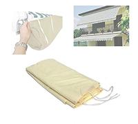 Copertura per Tenda da Sole, Tenda da Giardino Custodia Impermeabile per Tenda Protezione Solare Custodia Copertura Protettiva Antipolvere, per Veranda e Giardino Camper(Size:3.5M,Color:Beige)