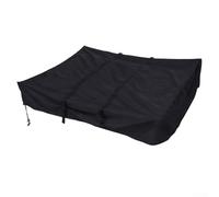 Copertura per tenda da tetto auto, in tessuto Oxford, protezione dagli agenti atmosferici, da campeggio, colore nero, con borsa per il trasporto (nero)
