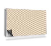 Copertura per Termosifone 110x60 cm Tappetino Magnetico Montaggio Facile per Radiatore Decorazione per Interni Senza Viti o Colla - Materiale Trapuntato dal Motivo Geometrico Luminoso