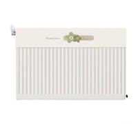 Copertura per termosifone con motivo floreale, prevenzione della polvere e dispersione del calore, per spazi abitativi accoglienti (180 cm)