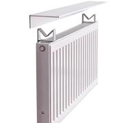 Copertura per termosifone con ripiano superiore, 180 cm-50 cm, lunghezza regolabile, in alluminio, ideale per sala da pranzo, casa colonica, studio, arredamento moderno per la casa, elegante e