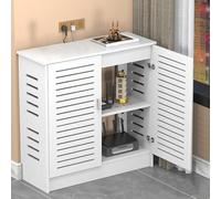 Copertura per termosifoni, moderna scatola del router, scaffale autoportante con ripiano regolabile per casa e ufficio