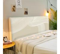 Copertura per testiera con elastico in stile scandinavo, efficace barriera antipolvere, facile da pulire e da pulire (50 x 65 x 200 cm)