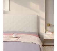 Copertura per testiera del letto in morbido velluto con cuciture geometriche, con vestibilità elastica, per proteggere e dare un tocco elegante ai mobili della camera da letto