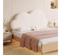 Copertura per testiera di lusso a forma di nuvola francese, delicata sulla pelle, spessa, anti collisione, rimovibile e lavabile, per schienale grande, migliora l'arredamento della tua camera da letto
