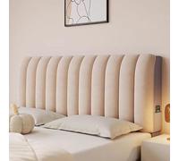 Copertura per testiera in velluto all-inclusive, elasticizzata, spessa, tinta unita, trapuntata, per letto singolo/matrimoniale/king size, decorazione per camera da letto, F, 100 cm