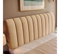 Copertura per Testiera in Velluto Imbottita, Spessa, Antipolvere e Lavabile, Copertura Completa per Testiera di Letto Singolo, Matrimoniale o King Size, Cuscino Protettivo,F,100cm