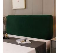 Copertura per testiera letto king size, matrimoniale, singolo, fodera in morbido velluto elasticizzato, protezione per la schiena del letto, per testiera imbottita, in legno/pelle, lunghezza: 180-190