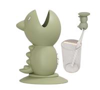 Copertura per testina dello spazzolino da denti - Porta teste decorative - Astuccio igienico riutilizzabile per casa bagno viaggi scuola campeggio hotel crociere, Verde, Consulte la descripción