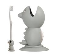 Copertura per testina dello spazzolino da denti - Porta teste decorative - Astuccio igienico riutilizzabile per casa bagno viaggi scuola campeggio hotel crociere, grigio, Consulte la descripción