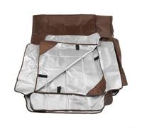 Copertura per tetto a dondolo da esterno, 164 x 114 cm, resistente, resistente ai raggi UV, per mobili da patio a 3 posti, verde (caffè)