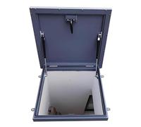 Copertura per tetto in acciaio zincato resistente, resistente alle intemperie, per porta di accesso alla mansarda di sicurezza commerciale, per manutenzione del tetto e uscita dal seminterrato (70 x
