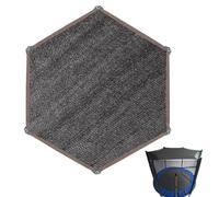Copertura Per Tonalità Del Sole Trampolino | Dal Baldacchino Impermeabile Per Protezione Solare Sui Trampolini | Peso D'ombra Pieghevole In Tela Da Sole Per Patio Esterno, Cortile, Giardino, Gioco Est
