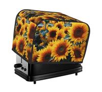 Copertura per tostapane a 2 fette con due tasche per riporre il coltello, copertura super morbida per elettrodomestici molti bellissimi girasoli copertura antipolvere per cucina piccola copertura per
