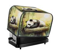 Copertura per tostapane a 2 fette con simpatico panda animale piccolo elettrodomestico copertura antipolvere per cucina regali
