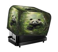 Copertura per tostapane a 2 fette con simpatico panda animale piccolo elettrodomestico copertura antipolvere per cucina regali