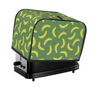 Copertura per tostapane a 2 fette con tasche, banane gialle mature alla moda, per tostapane da cucina, accessori per tostapane a 2 fette da donna