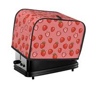 Copertura per tostapane a 2 fette con tasche, copertura per tostapane con frutti di bosco e fragole per cucina, accessori per tostapane a 2 fette da donna