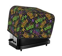 Copertura per tostapane a 2 fette con tasche - Mardi Gras Surface Fashions Copertura per tostapane con impronte digitali per cucina, accessori per tostapane a 2 fette