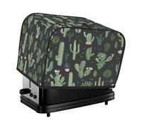 Copertura per tostapane a 2 fette di cactus, piante e piccoli elettrodomestici, copertura antipolvere per cucina