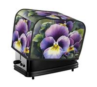 Copertura per tostapane a 2 fette, Pansy Perfection Pansy Perfection, copertura antipolvere lavabile per tostapane da cucina, piccoli elettrodomestici, protezione per sala da pranzo, casa, tavolo