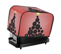 Copertura per tostapane con 2 fette, Happy New Year3, con tasche, per piccoli elettrodomestici da cucina, protezione dalle impronte digitali, lavabile in lavatrice