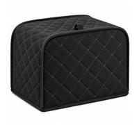 Copertura per Tostapane Nera per KitchenAid 5KMT221 2015-2026, Custodia Imbottita con Maniglia, Protezione Antipolvere per Tostapane a 2 e 4 Fette,B 33x27x21cm