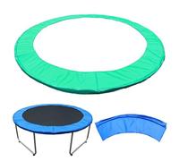 Copertura per Trampolino 6ft 8ft 10ft 12ft 13ft 14ft 15ft 16ft, Copertura Tappeto Elastico, Ricambi per Trampolino Elastico, Cuscino Di Sicurezza Del Trampolino(Green,13FT)